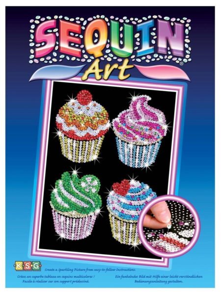 Набір для творчості Sequin Art BLUE Кекси SA1130