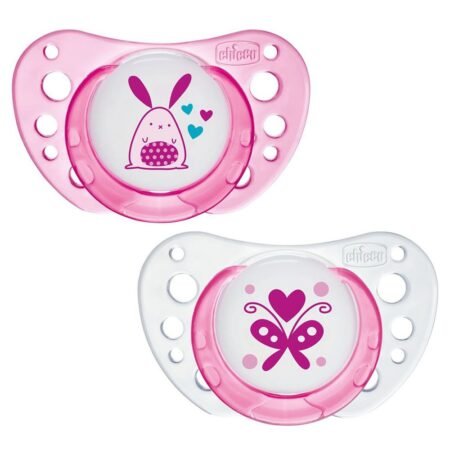 Пустушка Physio Air латексна від 0 до 6 місяців, 2шт. (рожева)