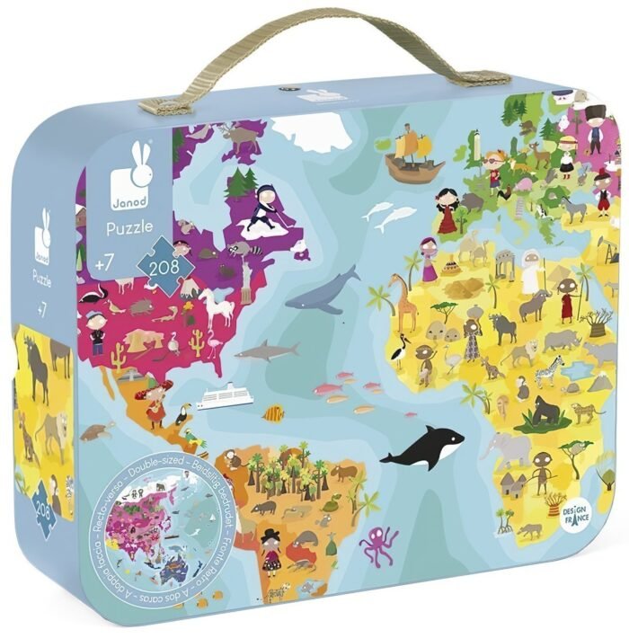 Пазл двосторонній Janod Наша планета J02655 - Зображення 1