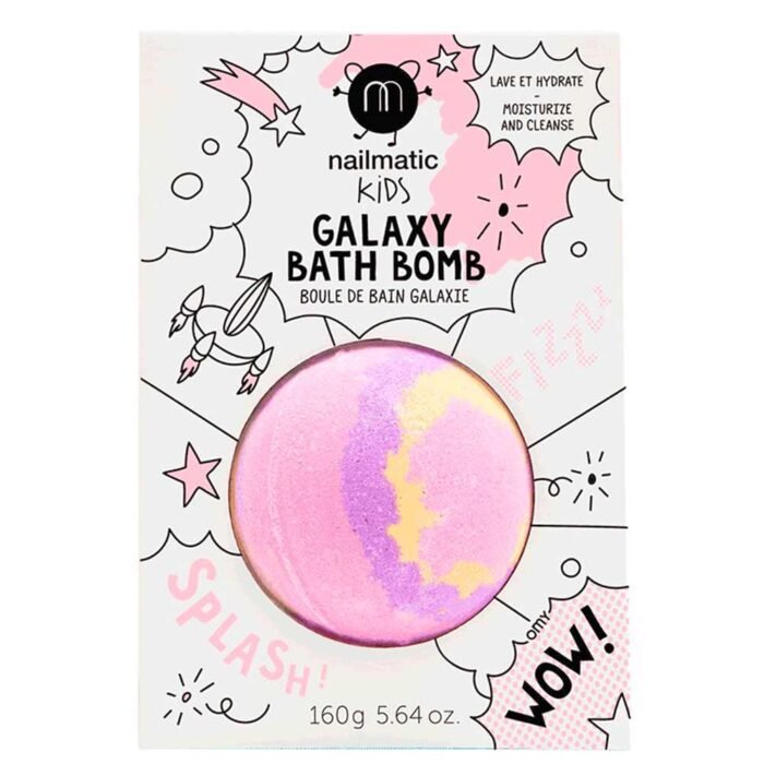 Бомбочка для ванни NK, колір рожевий-жовтий-фіолетовий - Зображення 1