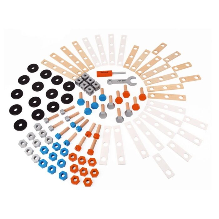 Конструктор дерев'яний Janod DIY 100 ел. J06479 - Зображення 3