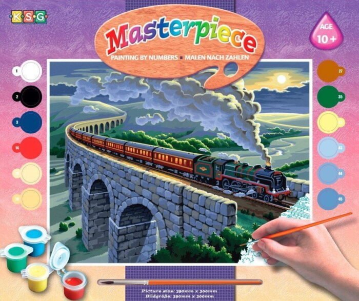 Набір для творчості Sequin Art PAINTING BY NUMBERS SENIOR Нічний сон SA0428 - Зображення 1