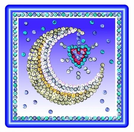 Набір для творчості Sequin Art SEASONS Космос, Сонце, Місяць і зірки SA1511 - Зображення 2