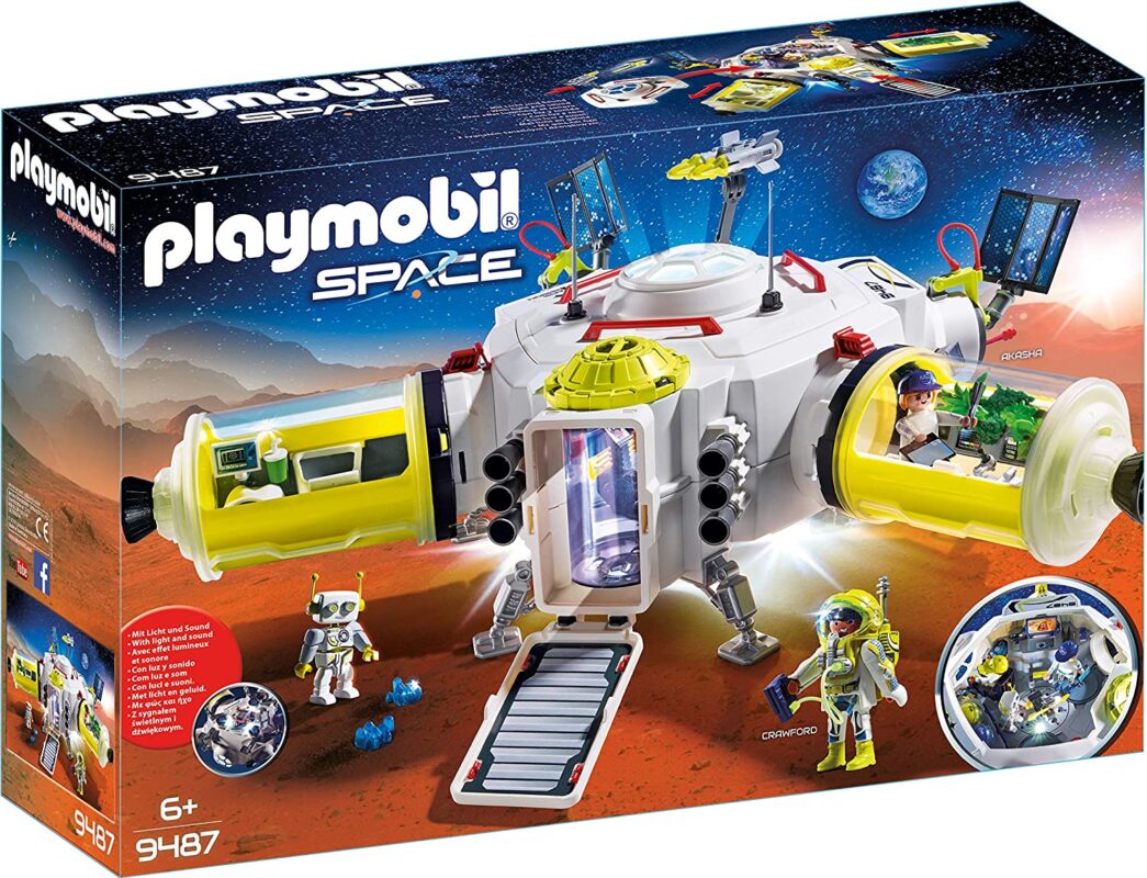 Playmobil Space Mars Space Station with Functioning Double Laser Shooter