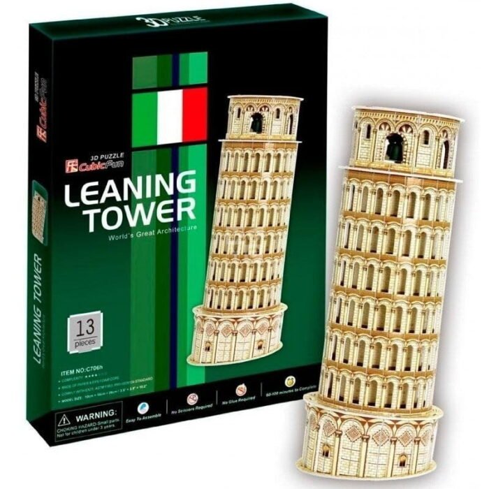CubicFun Тривимірна головоломка-конструктор *ПІЗАНСЬКА ВЕЖА*C706h - Зображення 1