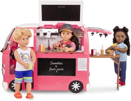 Транспорт для ляльок Our Generation Продуктовий фургон рожевий BD37969Z - Зображення 3