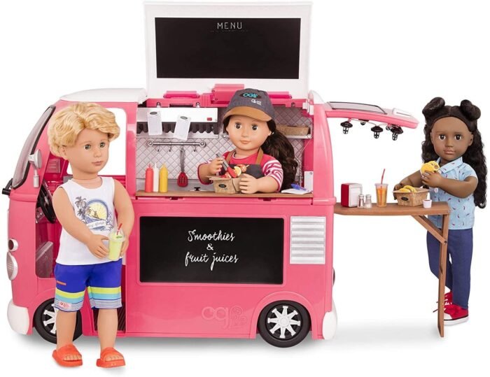 Транспорт для ляльок Our Generation Продуктовий фургон рожевий BD37969Z - Зображення 3