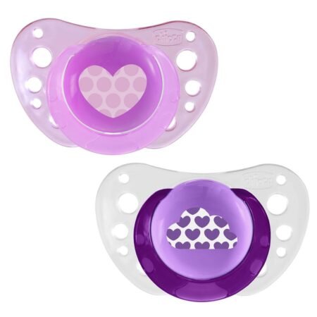 Пустушка Physio Air силіконова від 6 до 16 місяців 2шт. (рожева)