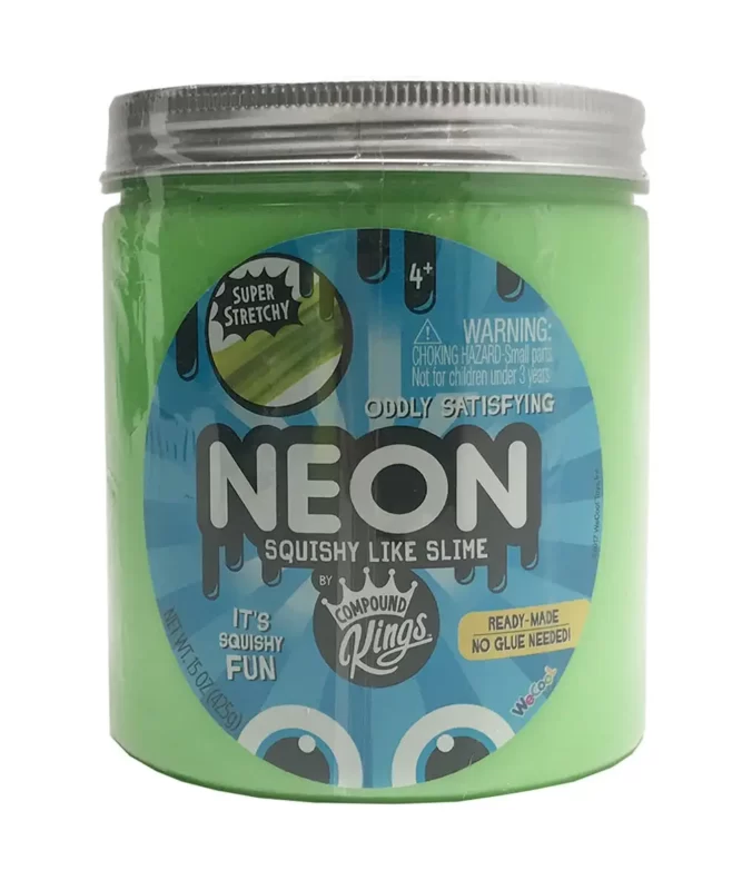 Лізун Slime Neon, зелений, 425 g (г)