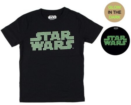 Футболка дитяча CERDA GLOW IN THE DARK SINGLE JERSEY STAR WARS L