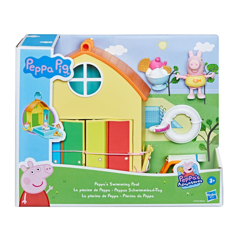 Ігровий набір Peppa - ПЕППА В БАСЕЙНІ (басейн, фігурка, аксесуари)