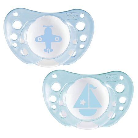 Пустушка Physio Air силіконова від 0 до 6 місяців 2шт. (блакитна)