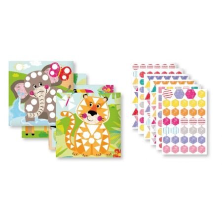 Гра з наліпками у металевій коробці: тигр - Зображення 2