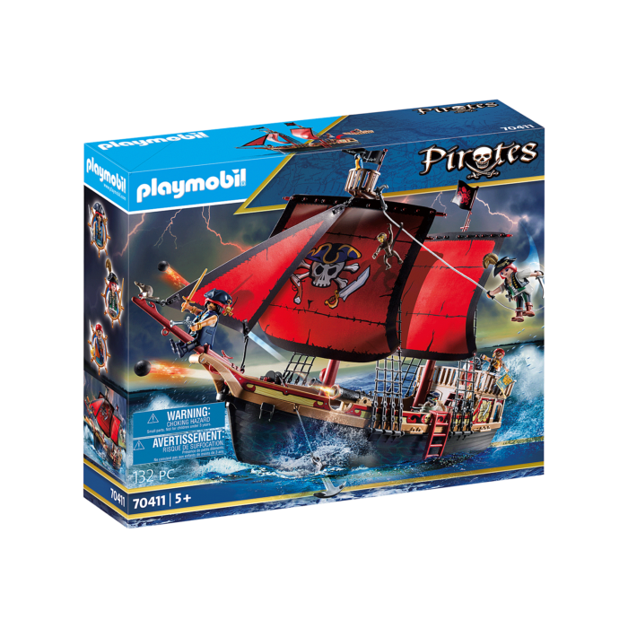 Ігровий набір конструктор Playmobil *Pirates Skull Pirate Ship* - Зображення 1