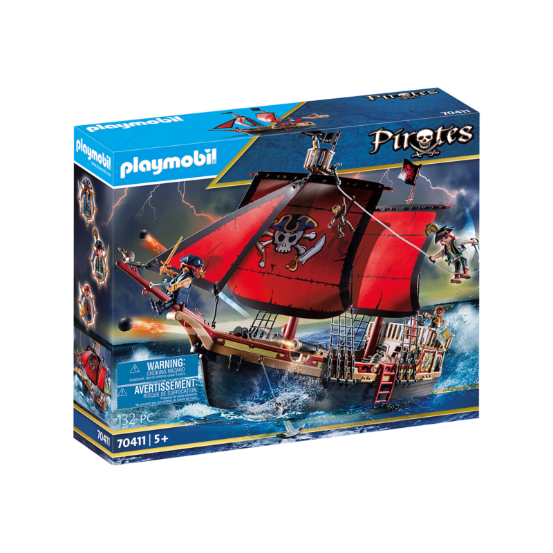Ігровий набір конструктор Playmobil *Pirates Skull Pirate Ship*