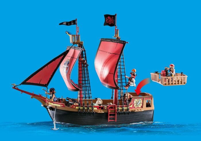Ігровий набір конструктор Playmobil *Pirates Skull Pirate Ship* - Зображення 3