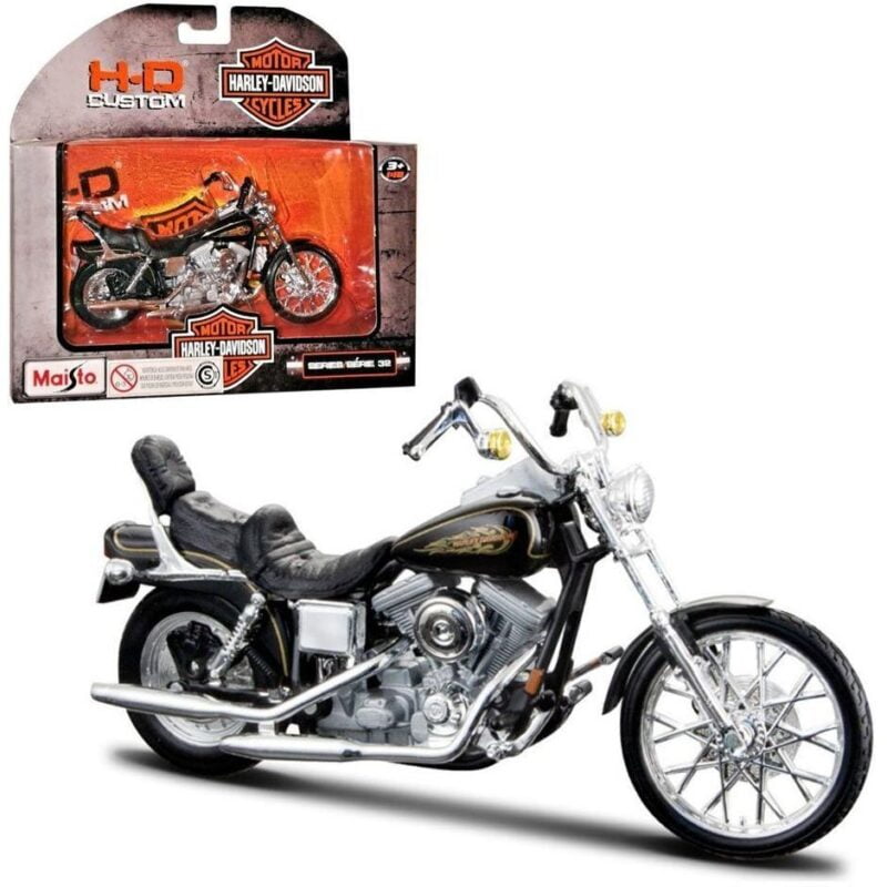 Мотоцикл іграшковий *Harley-Davidson Motorcycles With Stand*, масштаб 1:18