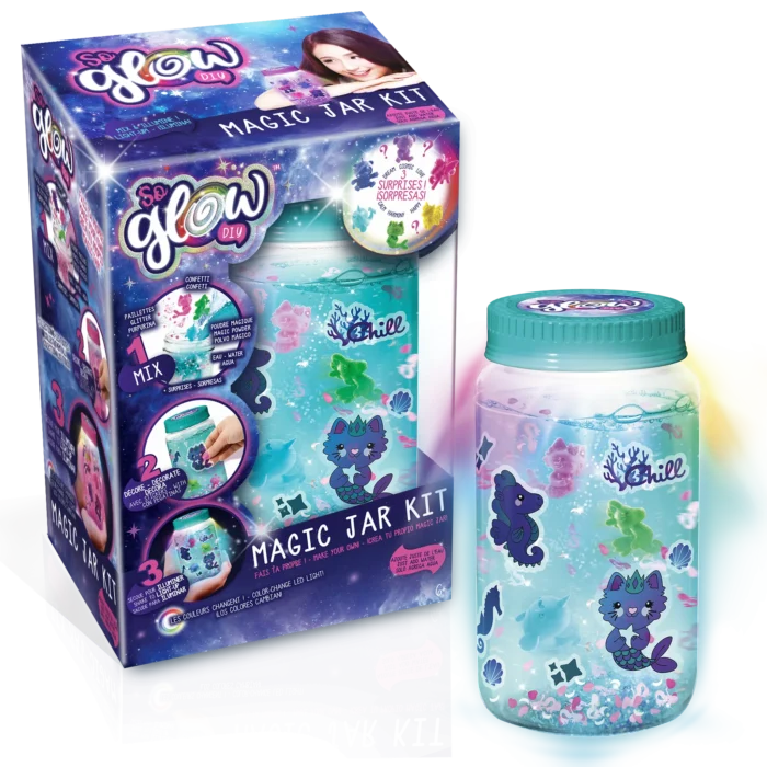 Іграшка для розваг So Glow *Велика магічна банка*, 4 в асортименті - Зображення 1