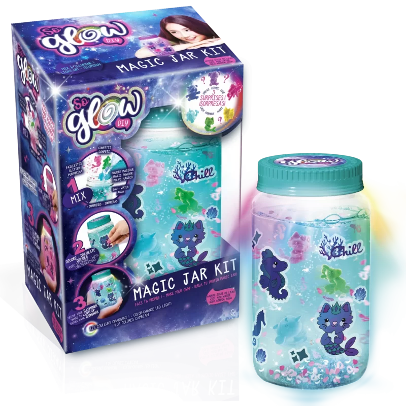 Іграшка для розваг So Glow *Велика магічна банка*, 4 в асортименті