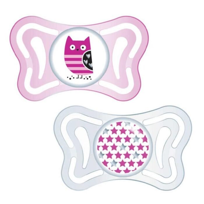 Пустушка Physio Light силіконова від 6 до 16 місяців 2шт. (дівчинка) - Зображення 1