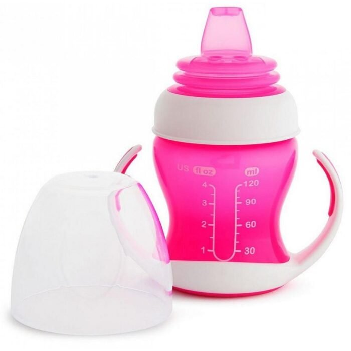 Чашка непроливна *Gentle Transition Trainer Cup*, 118мл кол. рожевий - Зображення 3