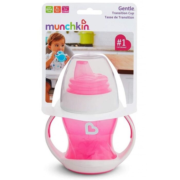 Чашка непроливна *Gentle Transition Trainer Cup*, 118мл кол. рожевий - Зображення 1