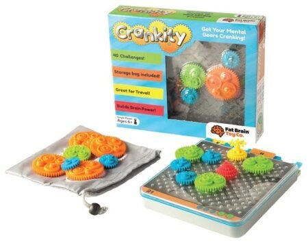 Головоломка Різнокольорові Шестерінки Fat Brain Toys Crankity  (F140ML) - Зображення 2