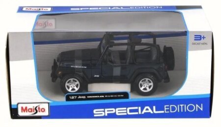 Автомодель (1:27) Jeep Wrangler Rubicon синій
