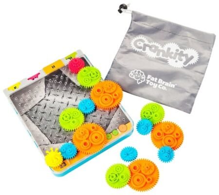 Головоломка Різнокольорові Шестерінки Fat Brain Toys Crankity  (F140ML) - Зображення 3