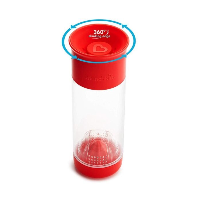 Чашка непроливна *Miracle 360 Fruit Infuser Cup*, 591 мл (червона) - Зображення 2
