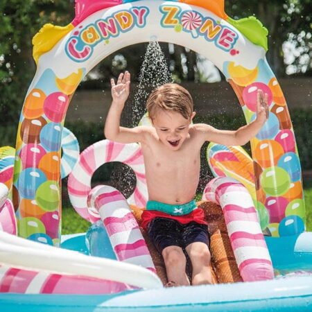 Ігровий центр 57149 басейн, гірка, м'ячі 6 шт., ремкомплект, 3+, кор., 295-191-130 см. - Зображення 2