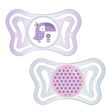 Пустушка Physio Light силіконова від 2 до 6 місяців 2шт. (дівчинка) - Зображення 2