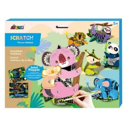 Набір для творчості, скретч-арт *Лісові тварини*