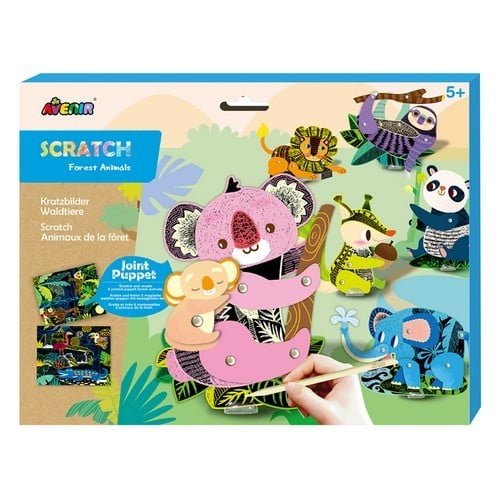 178658997 Набір для творчості, скретч-арт *Лісові тварини* - Зображення 1