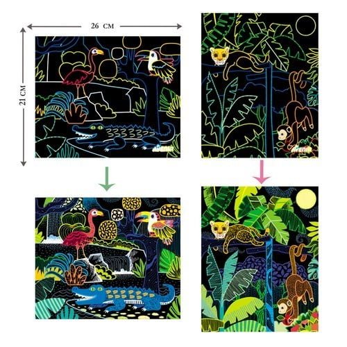 178658999 Набір для творчості, скретч-арт *Лісові тварини* - Зображення 2