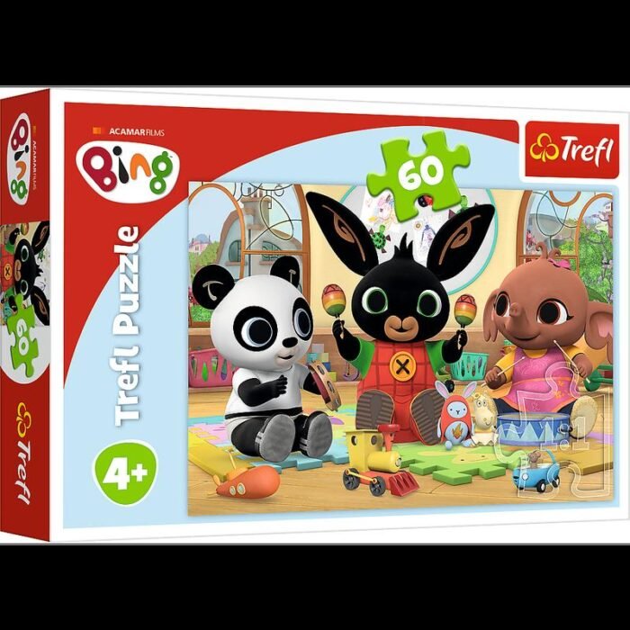 Пазли - (60 елм.) - *У ритмі* / Бінг/Trefl - Зображення 1