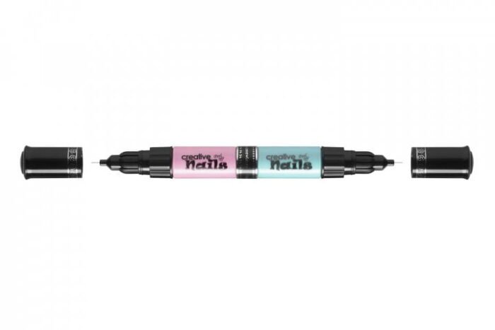 Лак для нігтів дитячий Creative Nails на водній основі в асортименті (блакитний+рожевий) - Зображення 2