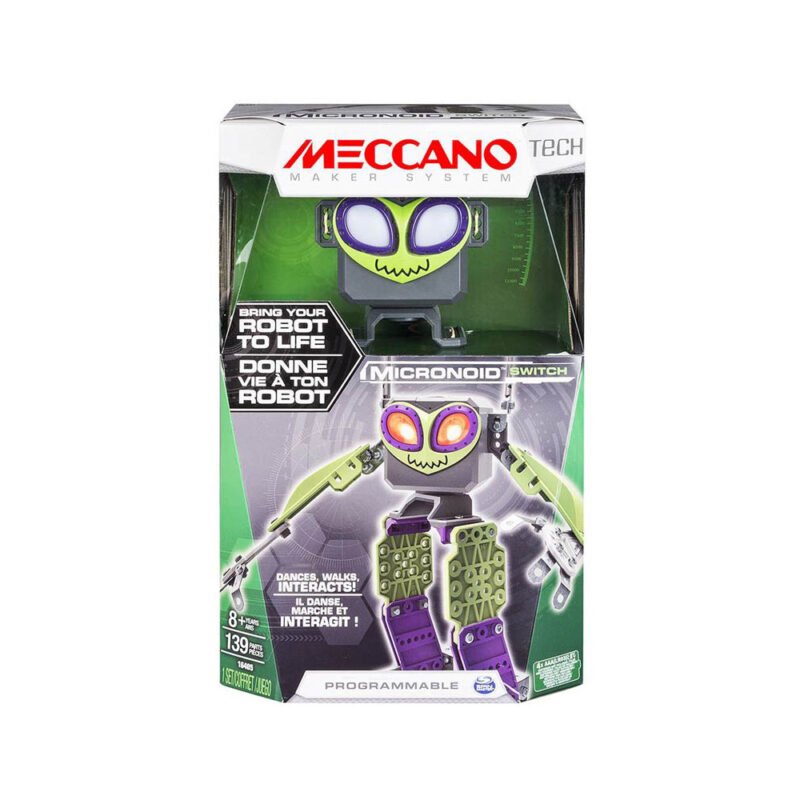 Іграшка конструктор Meccano арт 6027338/3 29*18*6 см, Micronoid Switch, 139 дет. у  коробці