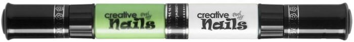 Лак для нігтів дитячий Creative Nails на водній основі в асортименті (зелений+білий) - Зображення 1