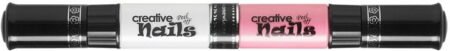 Лак для нігтів дитячий Creative Nails на водній основі в асортименті (білий+рожевий)