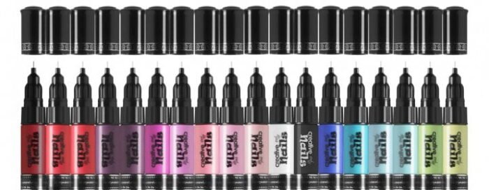 Лак для нігтів дитячий Creative Nails на водній основі в асортименті (чорний+рожевий) - Зображення 2