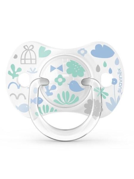 Пустушка фізіологічна (набір: 2 шт), 6-18 місяців, *Memories - історії малюків*/зелена (8426420074803)