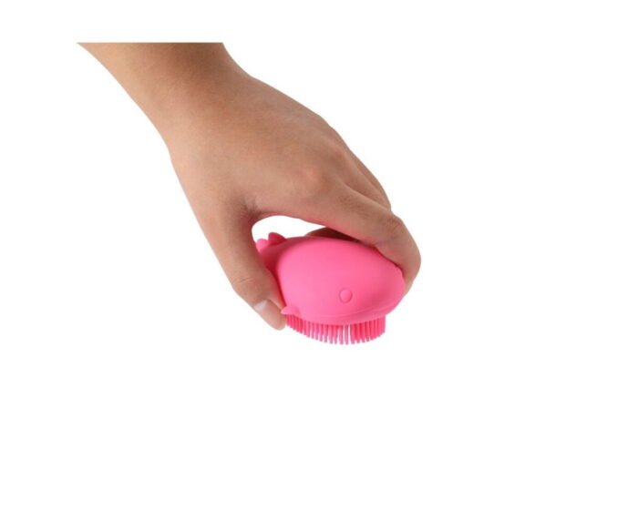 Силиконовая губка Кит, розовая - Babyhood - Зображення 2