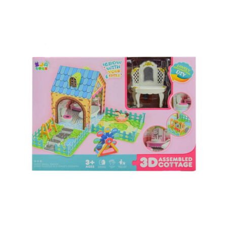 Іграшка будиночок- конструктор арт. 0588-14,  меблі, аксес, у кор. 27*19,5*8 см