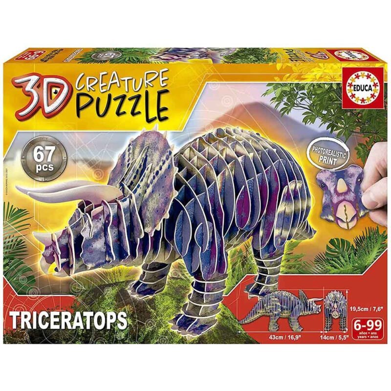 Пазл 3D ТРИЦЕРАТОПС