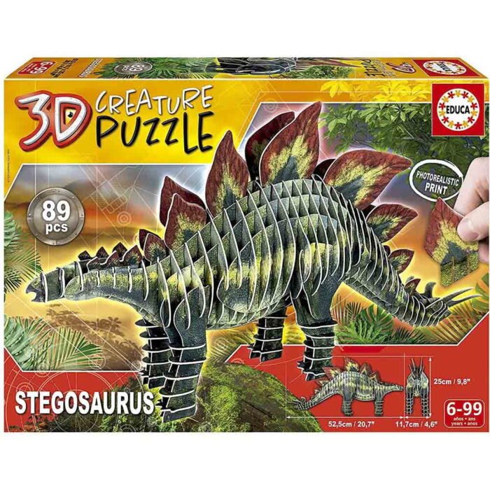 Пазл 3D СТЕГОЗАВР - Зображення 1