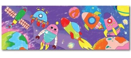 6004125 Набір для творчості, воскові олівці *Космос*, 12 кольорів - Зображення 3