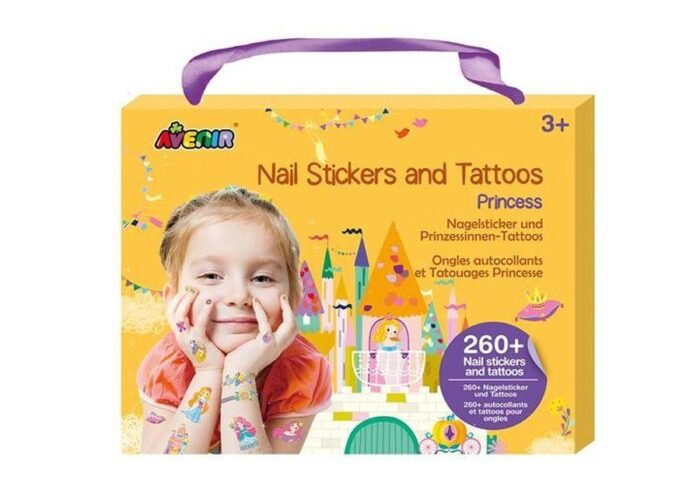 3894098603_w640_h640_3894098603 6004118 Набір наліпок на тіло та нігті *Принцеси*, 260 наліпок - Зображення 1