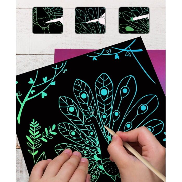 Sratch art card-animal - Зображення 2