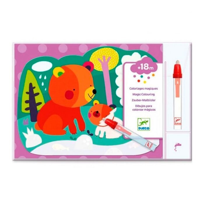 DJECO Художній комплект для малювання водою *Що заховано у лісі*, DJ09064 - Зображення 1